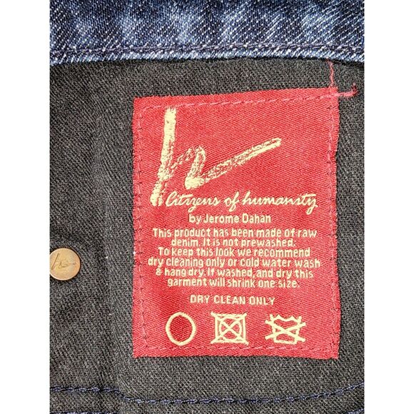 Citizens of Humanity Flare Leg Button Accent Jeans Size 30 x 29 - Picture 7 of 13